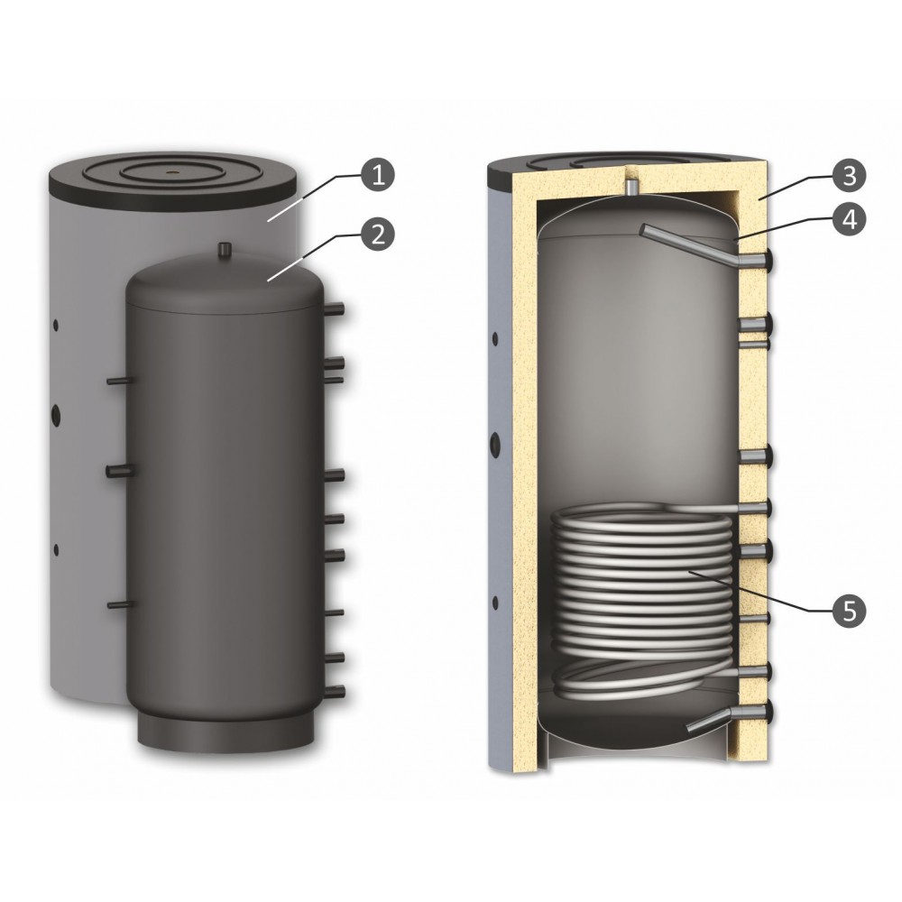 Puffer Centrala Sunsystem, Model PR 2000, Volum 2000L, Cu O Serpentina, Uz Industrial | Puffere Puffer Centrala Sunsystem, Model PR 2000, Volum 2000L, Cu O Serpentina, Uz Industrial | Puffere | Boilere si Puffere |