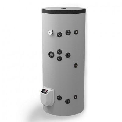 Boiler Electric Eldom Fixare pe podea 200L, Doua Schimbatoare de Caldura, Control electronic - Compară produse
