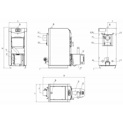 Centrala Pe Peleti BURNiT WBS Active 110 - Pell 90, 90kW - Seturi Peleti