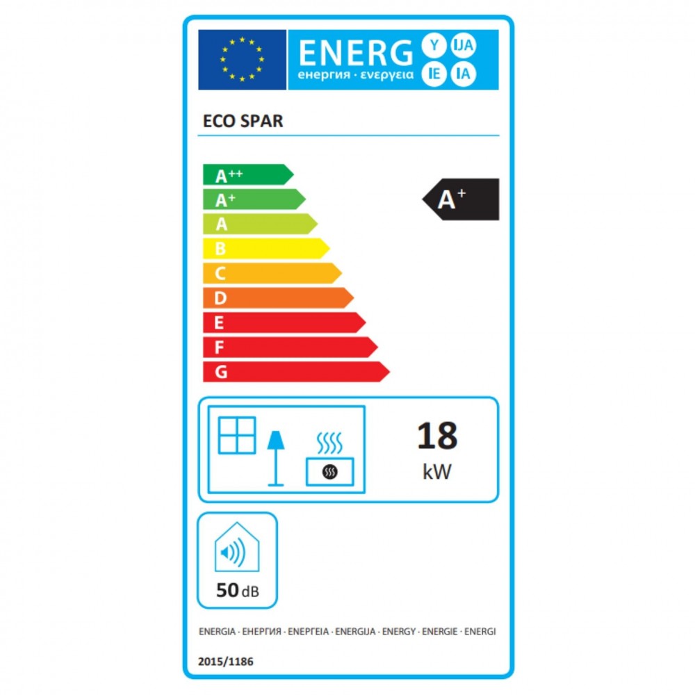 Termosemineu Peleti Eco Spar Alba, 18kW | Termoseminee Peleti | Sobe Peleti |