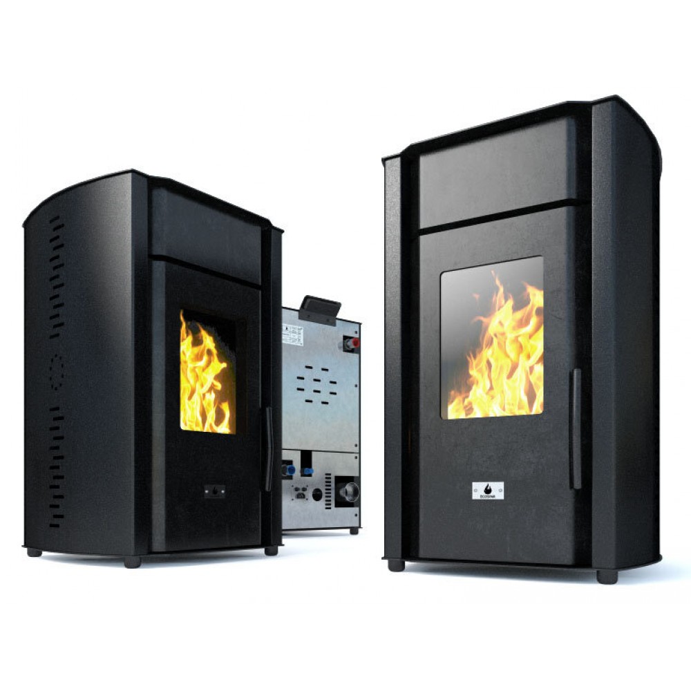Termosemineu Peleti Eco Spar Alba Negru, 18kW | Termoseminee Peleti Termosemineu Peleti Eco Spar Alba Negru, 18kW | Termoseminee Peleti | Sobe Peleti |
