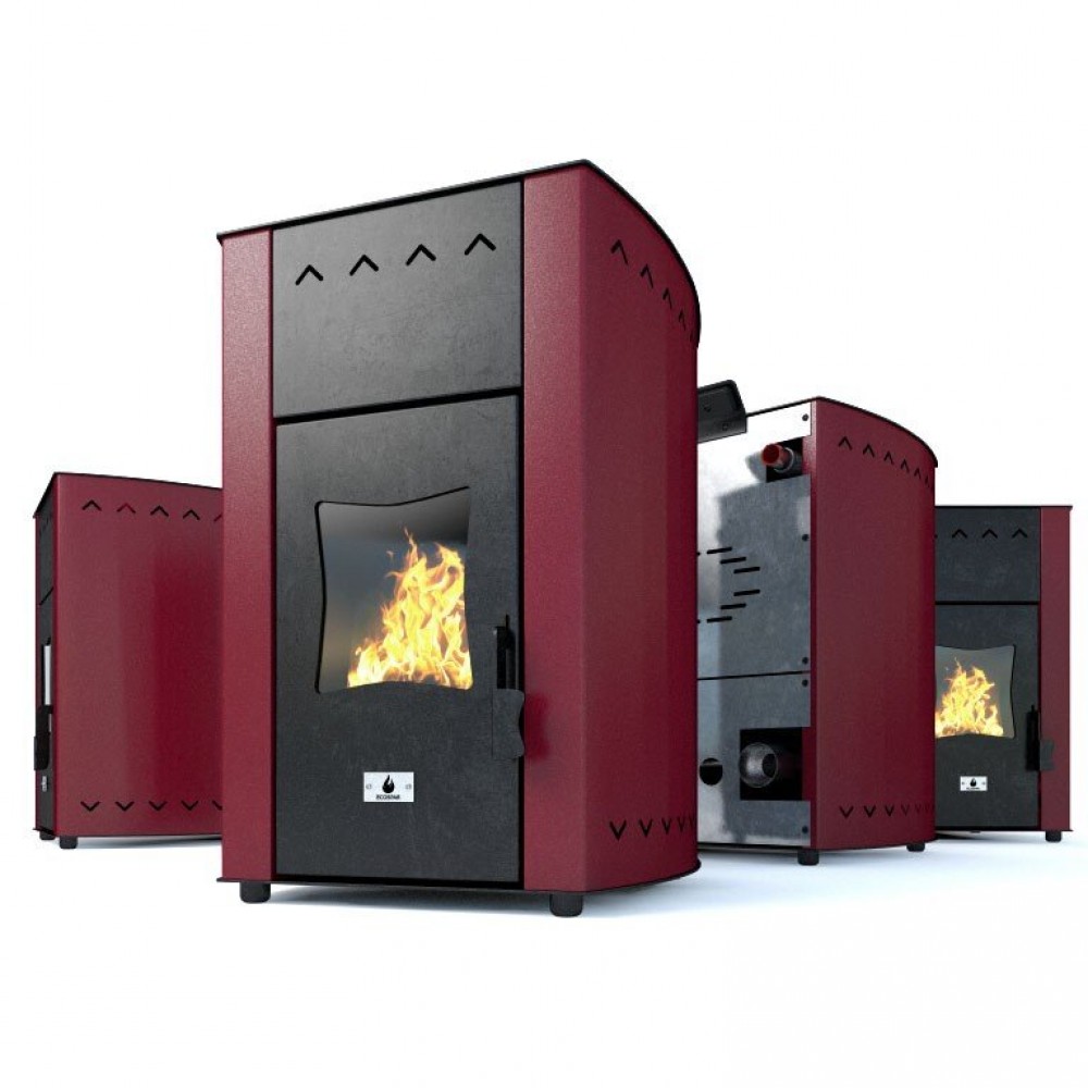 Termosemineu Peleti Cu Manta De Apa Eco Spar Minima Bordeaux, 12kW | Termoseminee Peleti Termosemineu Peleti Cu Manta De Apa Eco Spar Minima Bordeaux, 12kW | Termoseminee Peleti | Sobe Peleti |