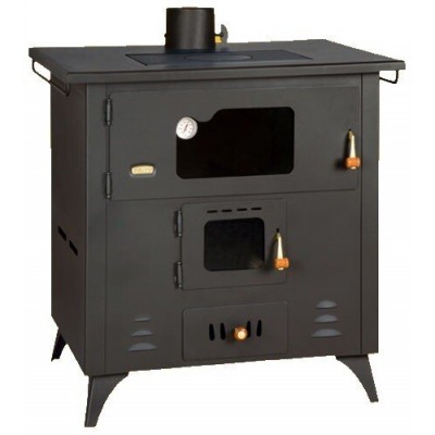 Soba De Gatit Pe Lemne Prity, Model 1P50R, Putere 14kw, Dotata Cu Cuptor Pentru Gatit, Plita Si Picioare Pentru Sustinere - Sobe cu Cuptor