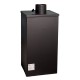 Soba Pe Lemne Prity, Model K1 Optima, Putere 9,5kW | Sobe pe Lemne | Seminee |