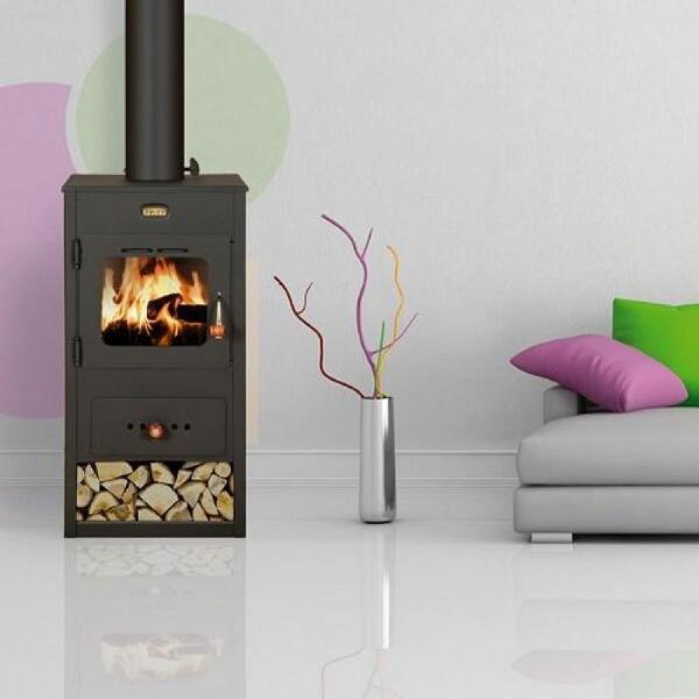 Soba Pe Lemne Prity, Model K1 Optima, Putere 9,5kW | Sobe pe Lemne | Seminee |