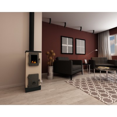 Semineu pe lemne / Soba Pe Lemne Alfa Plam Vulkan S, 4kW - Semineе pe lemne