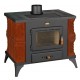 Soba Pe Lemne Prity, Model K1 RK, Teracota, Putere 9kw, Dotat Cu Picioare Pentru Sustinere | Sobe pe Lemne | Seminee |