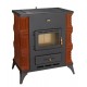 Soba Prity, Model K2 RK, Teracota, Putere 10kw, Dotat Cu Picioare Pentru Sustinere | Sobe pe Lemne | Seminee |