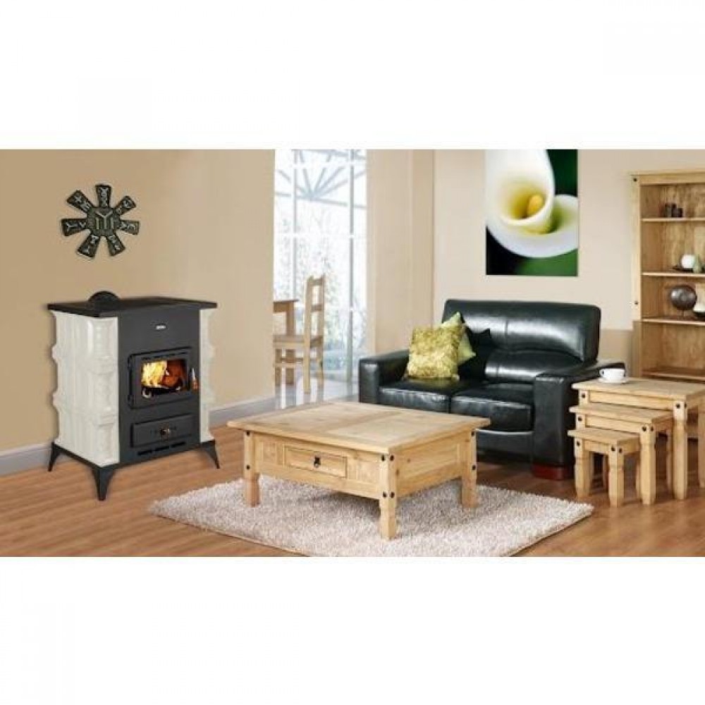 Soba Prity, Model K2 RK, Teracota, Putere 10kw, Dotat Cu Picioare Pentru Sustinere | Sobe pe Lemne | Seminee |