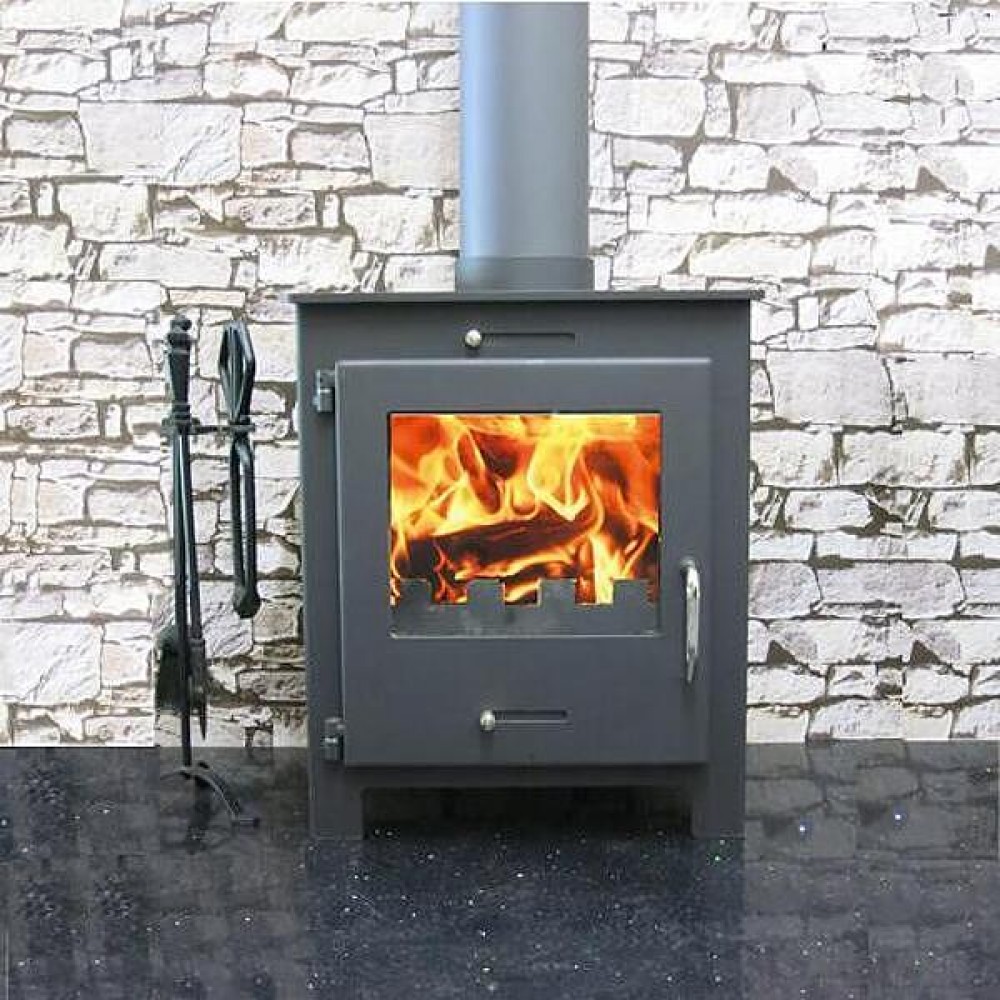 Soba Pe Lemne Victoria 05, Model  Nero Lux, Putere 11kW, Dotat Cu Picioare Pentru Sustinere | Sobe pe Lemne | Seminee |