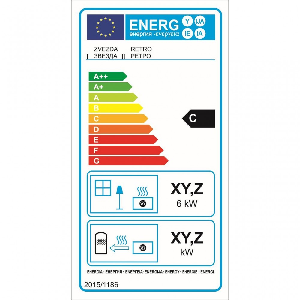 Soba Pe Lemne Zvezda Retro, 6kW | Sobe pe Lemne | Seminee |