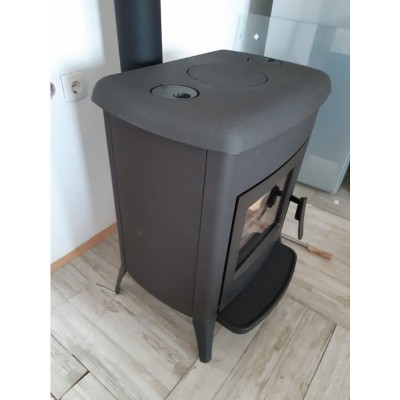 Soba Pe Lemne Plamen, Model Amity 3, Putere 8kw, Dotat Cu Picioare Pentru Sustinere - Oferte speciale