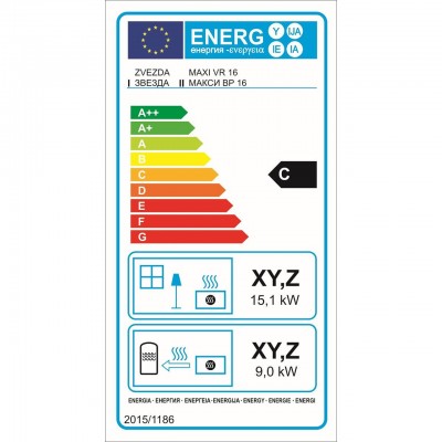 Soba Tip Centrala Pe Lemne Zvezda Maxi VR 16, 24.1kW - Termoseminee