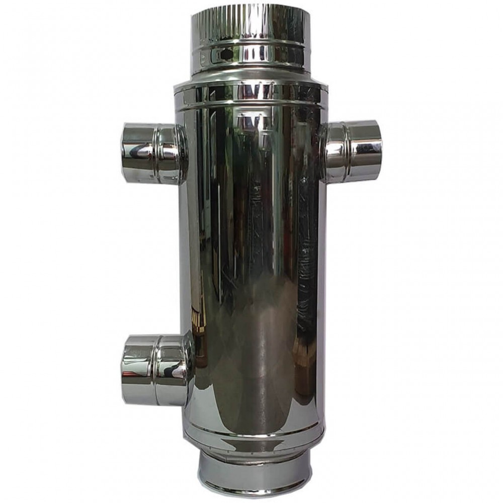 Burlan Recuperator, Inox AISI 430, Diametru 250mm | Schimbator de Caldura Sobe | Cosuri de Fum |