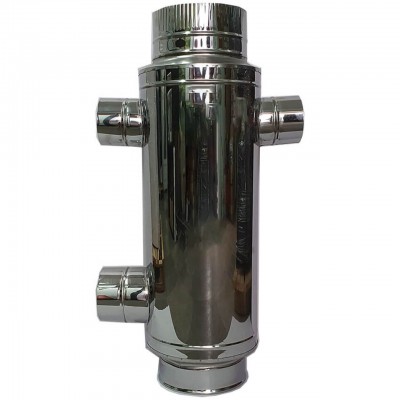 Burlan Recuperator, Inox AISI 430, Diametru 180mm - Schimbator de Caldura Sobe