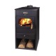Semineu pe lemne / Soba Pe Lemne Metalik Hit, plita din fonta, Putere 8.6 kW | Sobe pe Lemne | Semineе pe lemne |
