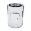 Usita Vizitare Burlan, perete dublu, Inox AISI 304, Drept, Izolat Ф200-250