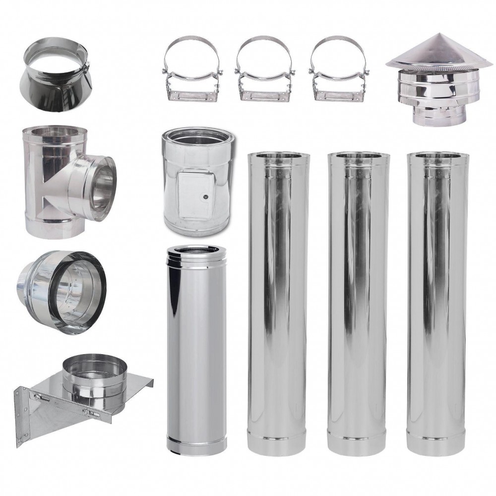 Kit Cos Fum Burlan Izolat Diametro Ф150 (diametru intern), 4.7m | Seturi | Cosuri de Fum |