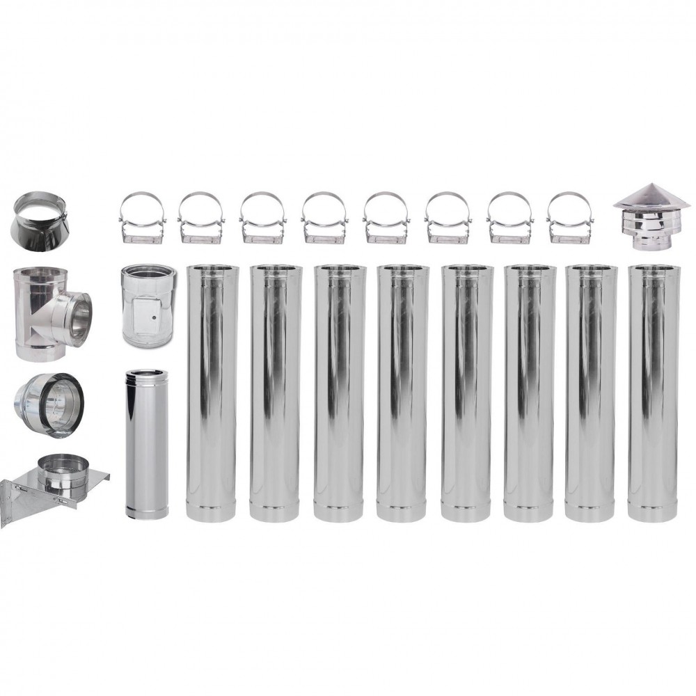 Kit Cos Fum Burlan Izolat Diametro Ф250 (diametru intern), 9.7m | Seturi | Cosuri de Fum |