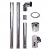 Kit Cos Fum Pentru Sobe Peleti, Inox AISI 304, Ф100-130