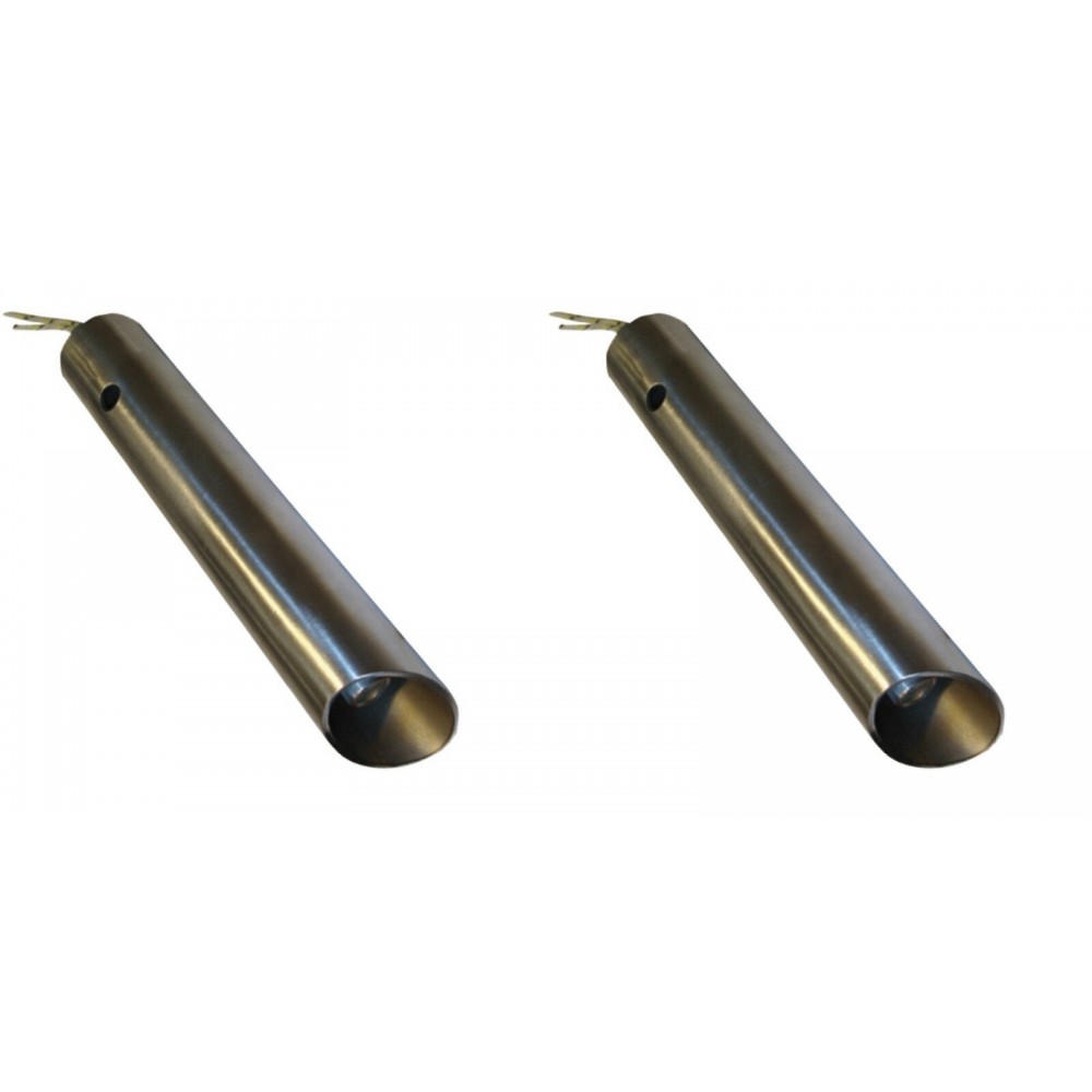 Rezistenta aprindere cu tub de aerisire pentru sobe pe peleți Ferroli, Anselmo Cola, lungime totală 130mm, 350W - x2 | Rezistenta aprindere peleti | Piese schimb sobe peleti |