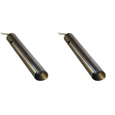 Rezistenta aprindere cu tub de aerisire pentru sobe pe peleți Ferroli, Anselmo Cola, lungime totală 130mm, 350W - x2 - Rezistenta aprindere peleti