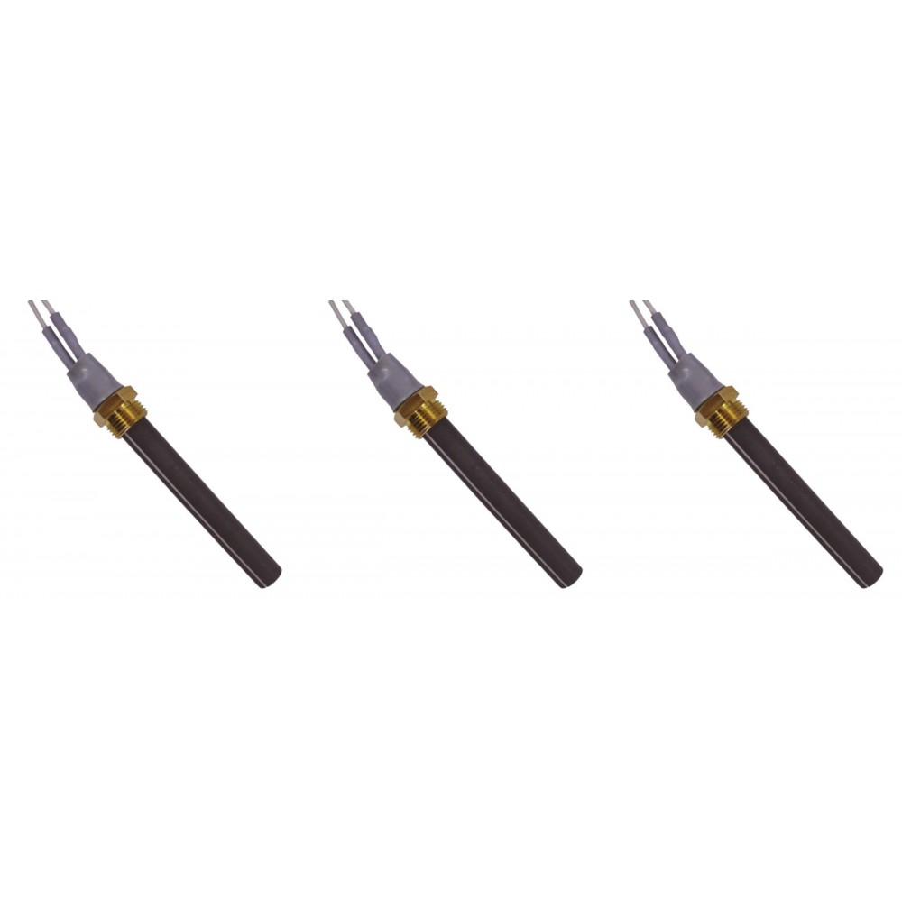 Rezistenta aprindere ceramic pentru sobe pe peleti La Nordica, Ecoteck, Karmek One, Ravelli, lungime totala 94mm, 300W - x3