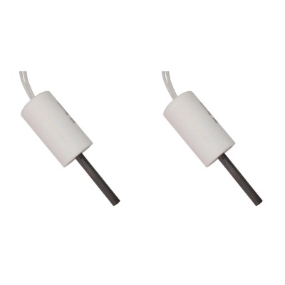 Rezistenta aprindere de joasă tensiune pentru sobe pe peleți ComfortBilt, Edilkamin, lungime totală 66mm, 90 - 100W la 24V AC - x2 - Rezistenta aprindere peleti