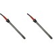 Rezistenta aprindere pentru sobe pe peleti Palladio, lungime totala 145mm, 250W - x2 | Rezistenta aprindere peleti | Piese schimb sobe peleti |