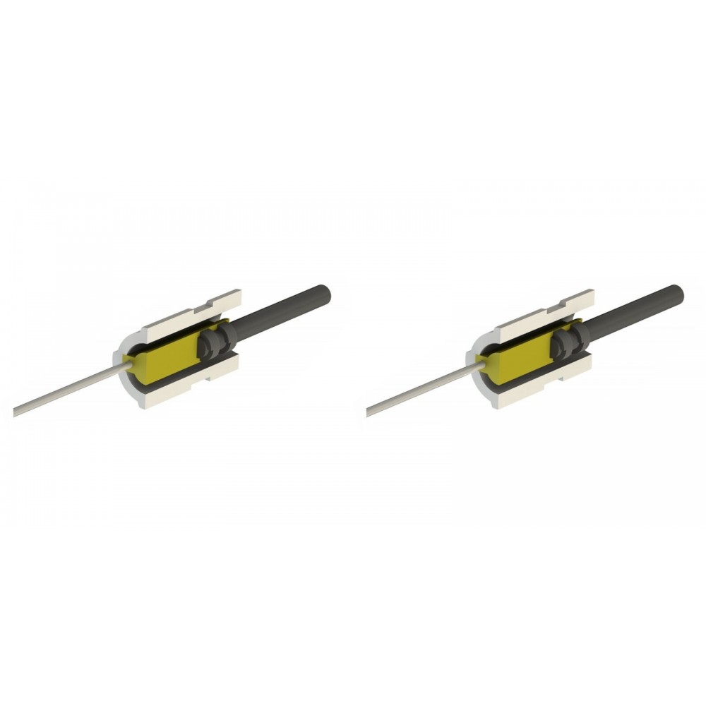 Rezistenta aprindere de joasă tensiune pentru sobe de peleți Eco Spar, BURNiT, lungime totală 65mm, 95W până la 24V - x2 | Rezistenta aprindere peleti | Piese schimb sobe peleti |