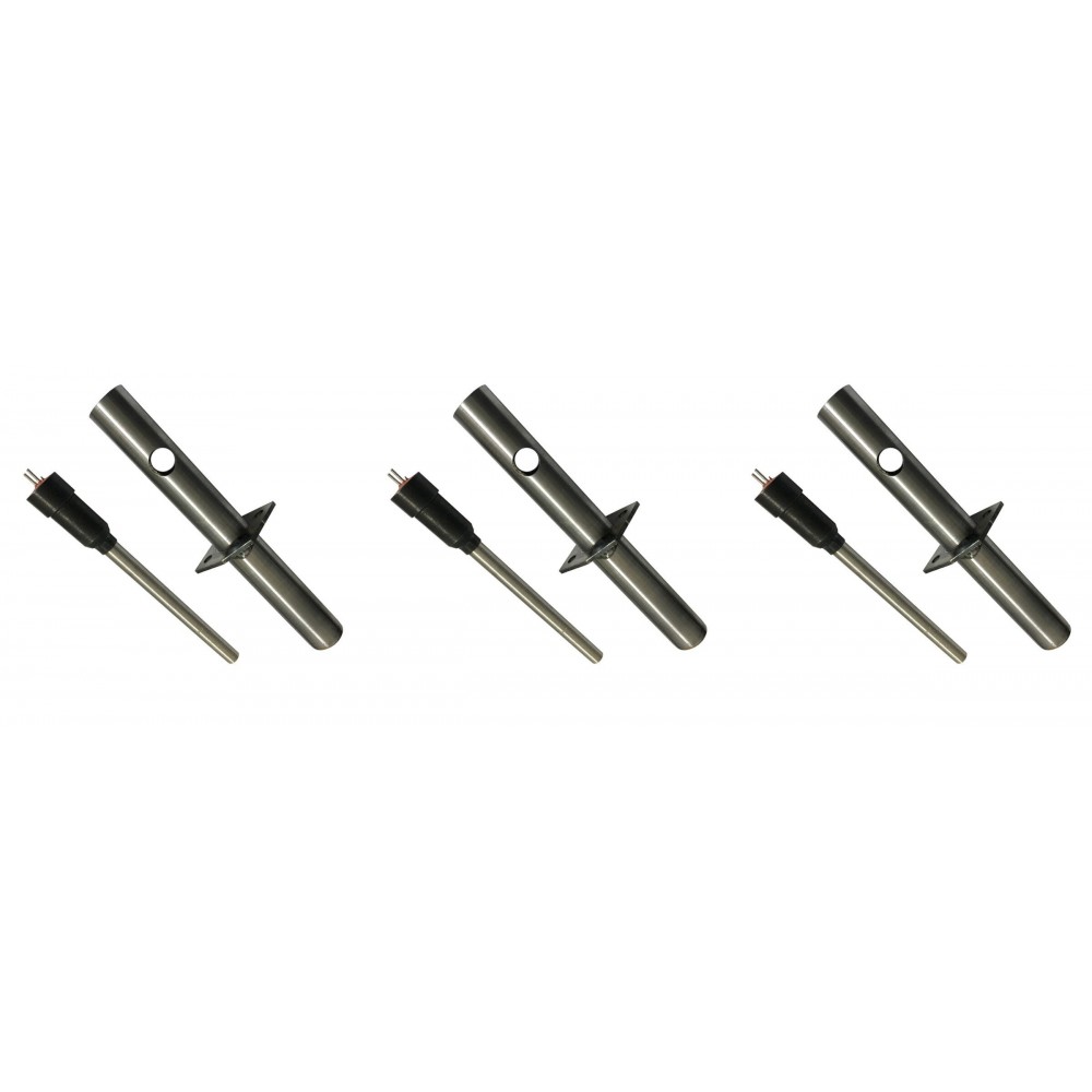 Rezistenta aprindere pentru sobe pe peleți cu tub de aerisire Enviro, lungime totală 153mm, 230W - x3 | Rezistenta aprindere peleti | Piese schimb sobe peleti |