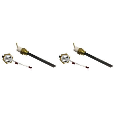 Rezistenta aprindere de joasă tensiune pentru sobe de peleți Eco Spar, BURNiT, ComfortBilt, lungime totală 123mm, 120W până la 24V - x2 - Compară produse