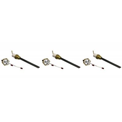 Rezistenta aprindere de joasă tensiune pentru sobe de peleți Eco Spar, BURNiT, ComfortBilt, lungime totală 123mm, 120W până la 24V - x3 - Compară produse