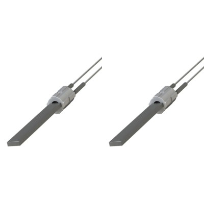 Rezistenta aprindere cu cristal de cuarț negru pentru sobe pe peleți Eco Spar, BURNiT, Palazzetti, VistaFlame, Whitfield, Lennox, lungime totală 122mm, 400W - x2 - Rezistenta aprindere peleti