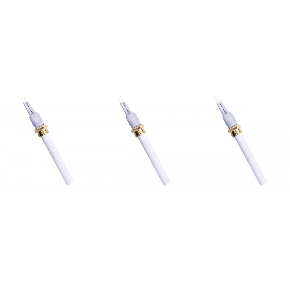 Rezistenta aprindere ceramic pentru sobe pe peleți Eco Spar, BURNiT, Warmflow, Adler, AMG, Ecoteck, lungime totală 90mm, 250W - x3