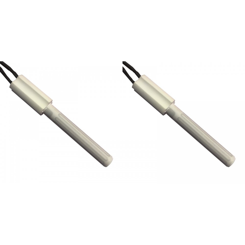Rezistenta aprindere ceramic pentru sobe pe peleți Eco Spar, BURNiT, Ashley, Adler, AMG, Piazzetta, lungime totală 102mm, 250W - x2