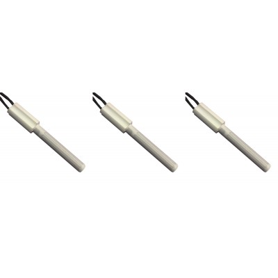Rezistenta aprindere ceramic pentru sobe pe peleți Eco Spar, BURNiT, Ashley, Adler, AMG, Piazzetta, lungime totală 102mm, 250W - x3 - Rezistenta aprindere peleti