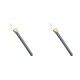 Element de incalzire ceramic pentru sobe pe peleti Eco Spar, lungime totala 147mm, 350W - x2 | Rezistenta aprindere peleti | Piese schimb sobe peleti |